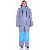 Костюм зимний Женский Siberia Lady цвет Серый/Голубой ткань Breathable -35°С