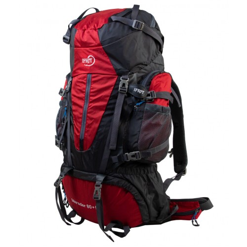 Рюкзак туристический "IFRIT Marader" 80+5 л (Цвет Красный) Р-999-85