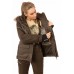 Женский костюм для охоты PRIDE Артемида, зимний -15, коричневый