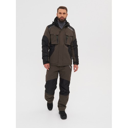 Костюм демисезонный Торнадо -15 цвет Хаки ткань Breathable