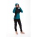 Костюм флисовый POLAR LADY Бирюзовый/черный
