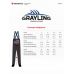 Вейдерсы Таймень для рыбалки GRAYLING GRWF3-001, серый/т.серый